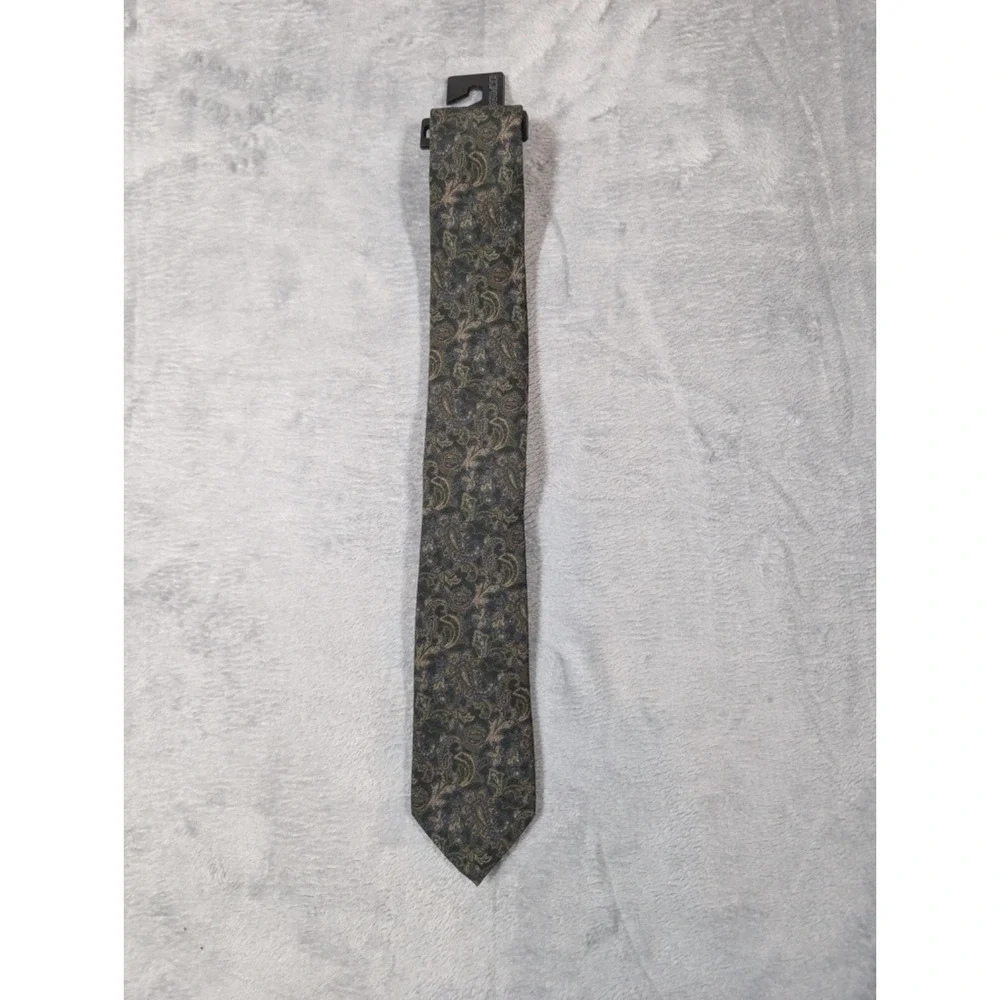 Men's Necktie Vintage 90's Express NWT Viscose Narrow Paisley
